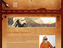 Tablet Screenshot of pithukulimurugadas.com